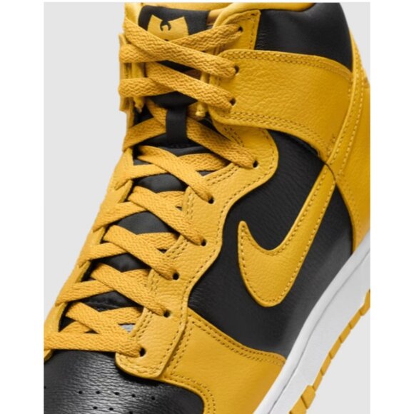 NIKE DUNK HI WU-TANG CLAN HJ4320-001 Yellow Black Men\'s Size 8 NEW main image 4